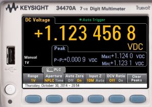 Multimetro Keysight con risoluzione di 7,5 cifre