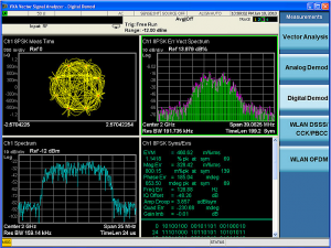 Software per l'analisi dei segnali vettoriali VXA
