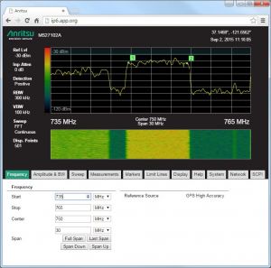 Anritsu MS27101A Remote Spectrum Monitor