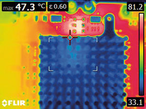 Analisi termografica di componenti integrati su circuito stampato
